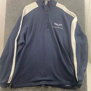 ADIDAS Corvette 2xL long sleeve 1/4 Zip Strech shirt